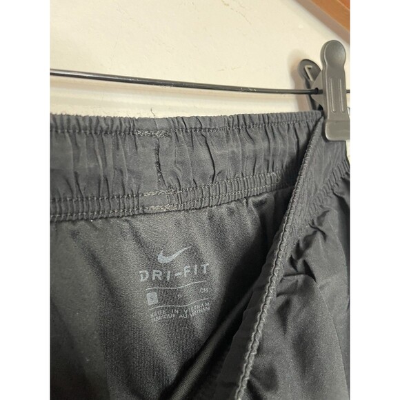 Nike Dri Fit Womens Small Black White Lined Running Shorts 3" Active Wear - Picture 4 of 7